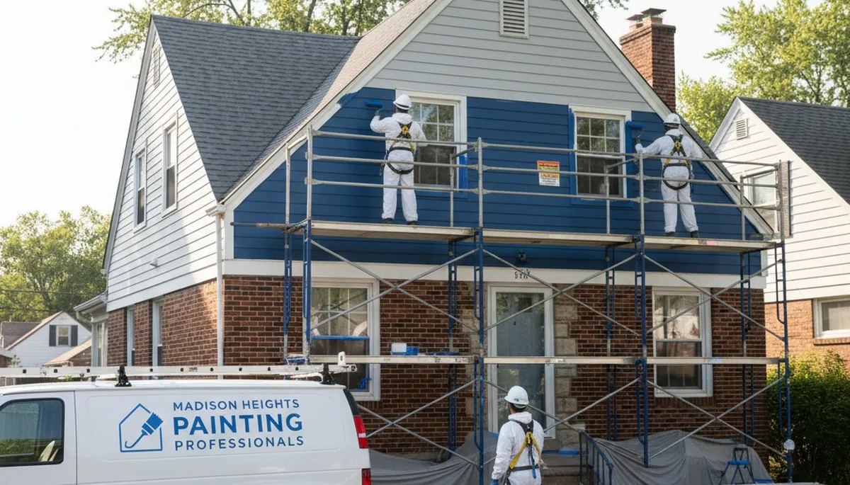 Detroit, MI painting contractor showcasing professional interior and exterior house painting services